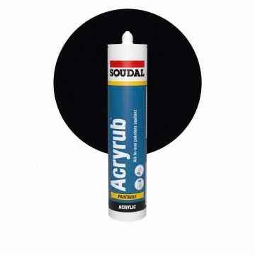 Soudal Acryrub Schwarz 310ml