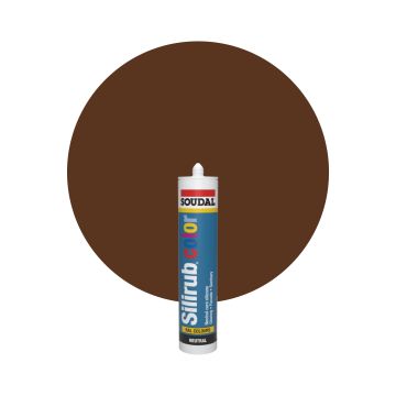 Soudal Silirub Color - RAL 8007 Rehbraun