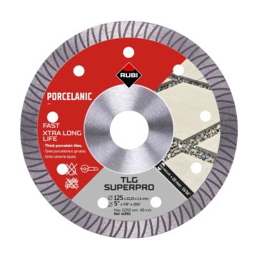 Rubi TLG Diamanttrennscheibe Sägen und Schleifen 125mm