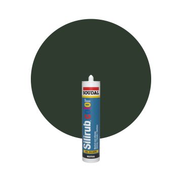 Soudal Silirub Color RAL 6022 Olivgrün Silikon Dichtmasse 300ml