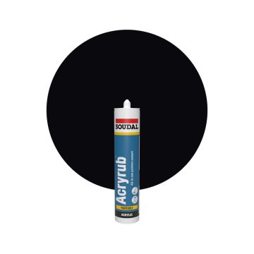 Soudal Acryrub Schwarz 310ml