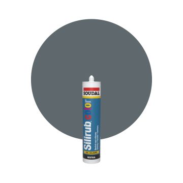 Soudal Silirub Color RAL 7031 Blaugrau Silikon Dichtmasse 300ml