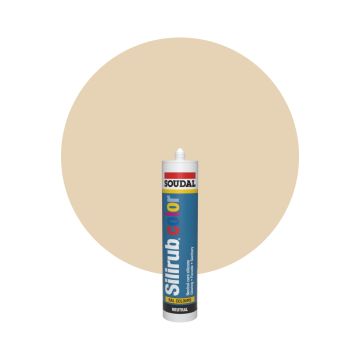 Soudal Silirub Color - RAL 1015 Hellelfenbein