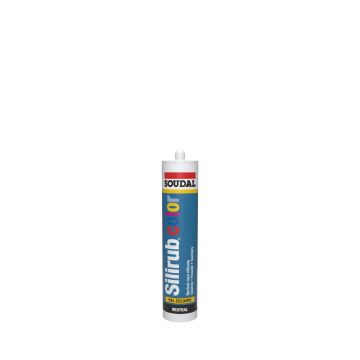 Soudal Silirub Color RAL 9010 Reinweiß Silikon Dichtmasse 300ml