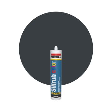 Soudal Silirub Color RAL 7016 Anthrazitgrau Silikon Dichtmasse 300ml