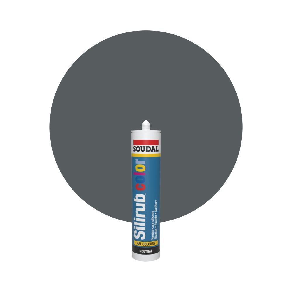 Soudal Silirub Color - RAL 7012 Basaltgrau main product photo