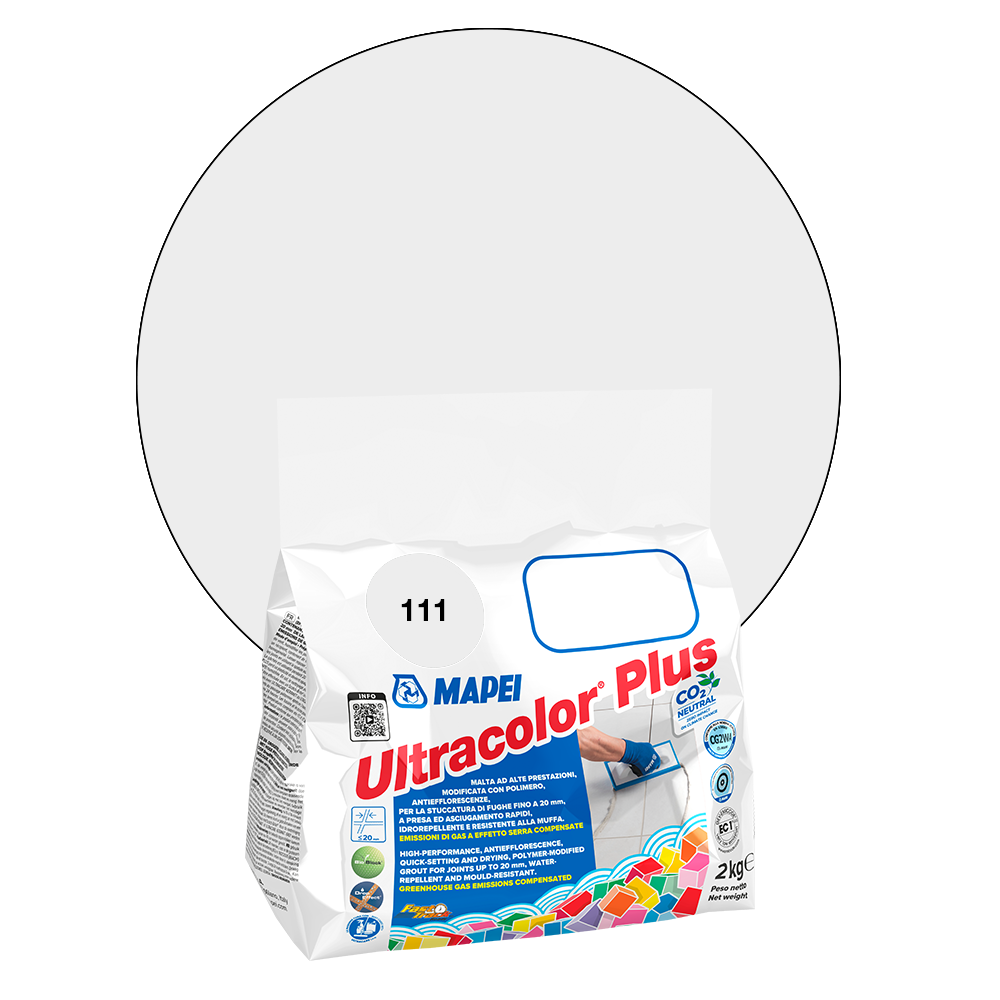 Mapei Ultracolor Plus Fugenmörtel - 111 Silbergrau, 2 kg main product photo