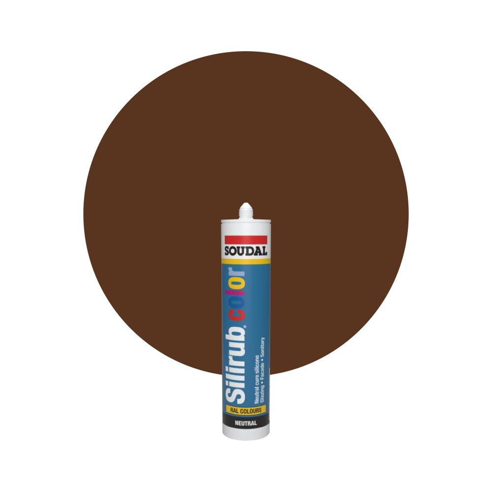 Soudal Silirub Color - RAL 8007 Rehbraun main product photo