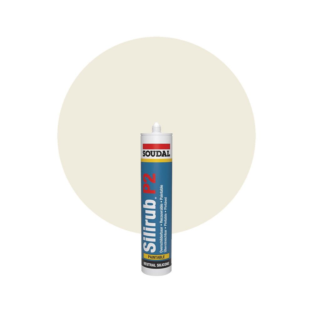 Soudal Silirub P2 - RAL 9001 Cremeweiß main product photo