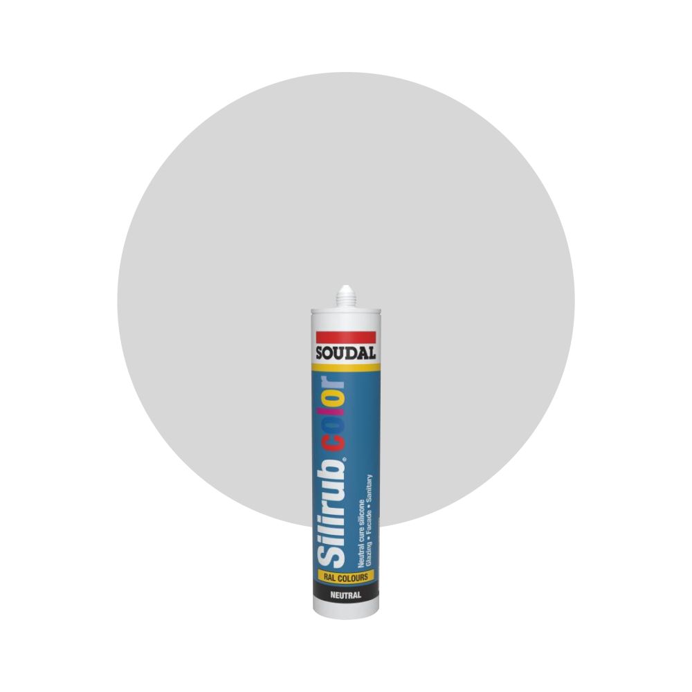 Soudal Silirub Color - RAL 7035 Lichtgrau main product photo