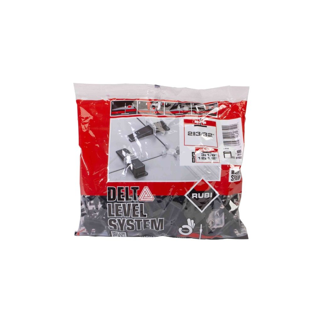 Rubi Delta Niveau System Clip 3-12mm - 2 mm, 100 main product photo