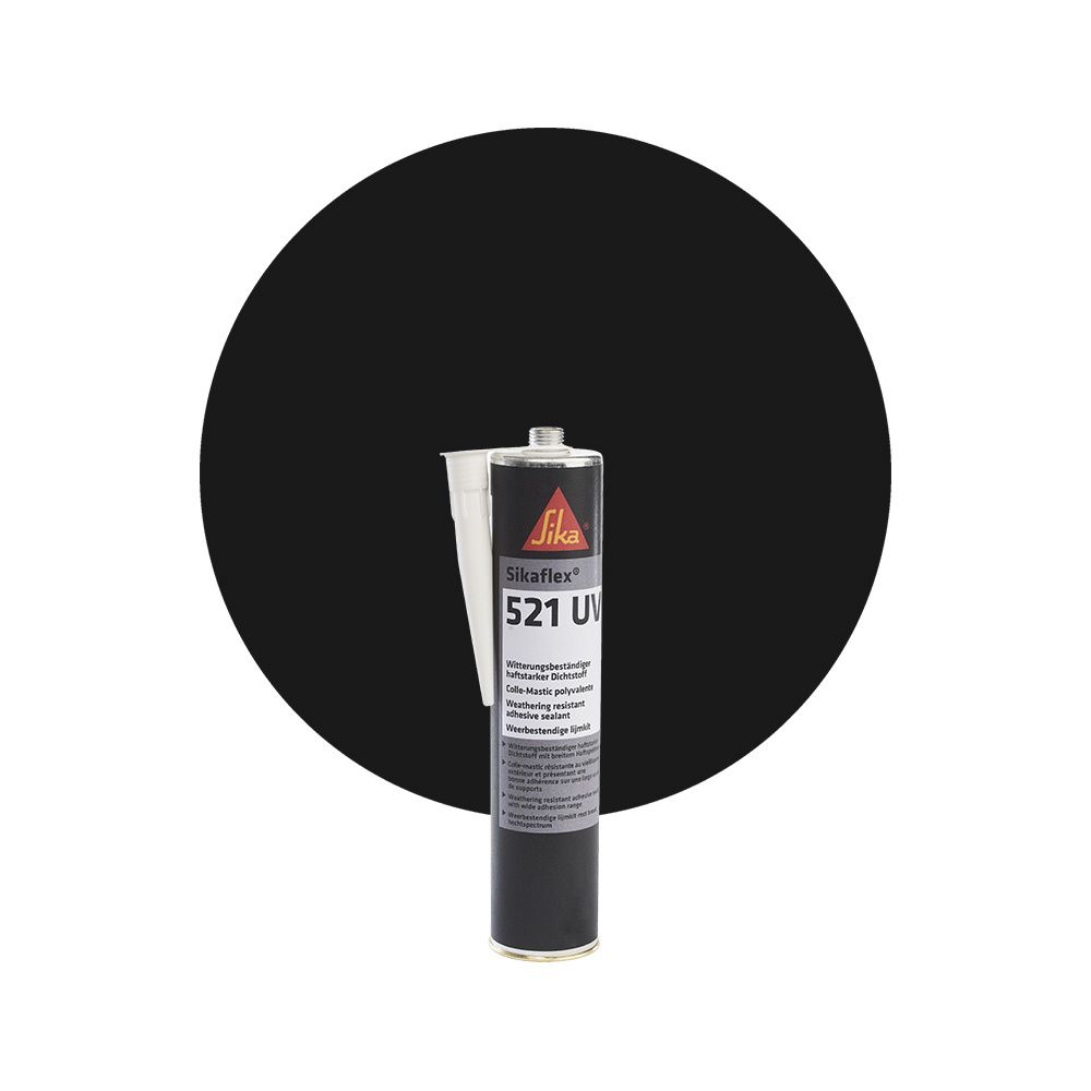 Sikaflex 521 UV - Schwarz, 300 ml main product photo