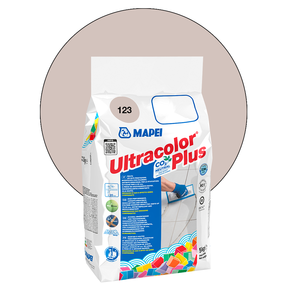 Mapei Ultracolor Plus Fugenmörtel - 123 Altweiß - 5 kg main product photo